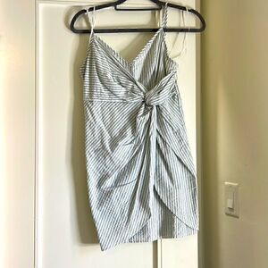 After Market Dress Green Stripe Size Small